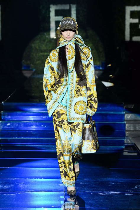 fendi collab versace|fendi and versace show.